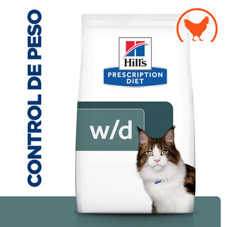 Hill's Prescription Diet w/d Weigth Management Frango ração para gatos